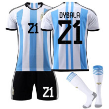 Kids/Adult 20 22 World Cup Argentina set DYBALA-21 #xs