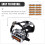 Pedal Reflective Accessories Convenient Bicycles Reflectors 20 Pcs Sheet Plastic Emblems Bommory Flashlight 2