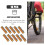 Pedal Reflective Accessories Convenient Bicycles Reflectors 20 Pcs Sheet Plastic Emblems Bommory Flashlight 5