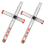 2-in-1 Drilling Positioning Ruler, Square Ruler Woodworking Ruler 1