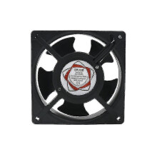 High Temperature Axial Fan for Fireplace - Insertable, Metal Blade, Quiet, Universal (120 X 120 X 38mm)
