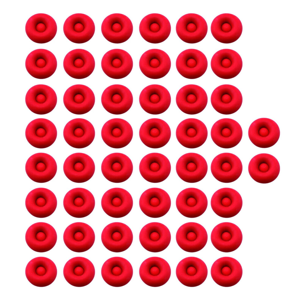 Wiquokett Glue Stick Tool Cap For Seal Caulking Tubes Caulk Sealer Caps For Caulk Silicone Roofing Cement Red Pack Of 50 9482828515743