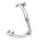 1Set Injector Lines with Line Clamps for 3.9L 4BT Engine 4
