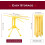 Pasta Drying Rack, Plastic Foldable Spaghetti Stand with 10 Arms, Easy Storage & Quick Setup (Yellow) 5