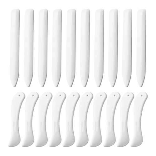 20 Pcs Bone Folder Tool - Plastic Bone Folder Paper for Card Making