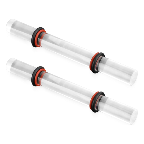 2 Pieces Polymer Clay Roller Tools with Thickness Ring