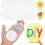 20 Pack DIY White Button Pins 2.25 Inch/58 mm Blank Craft Button 1