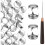 200PCS Round Dome Rivets Round Dome Rivets 1