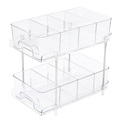 2 Tier Bathroom Under Sinks Organizers and Storage