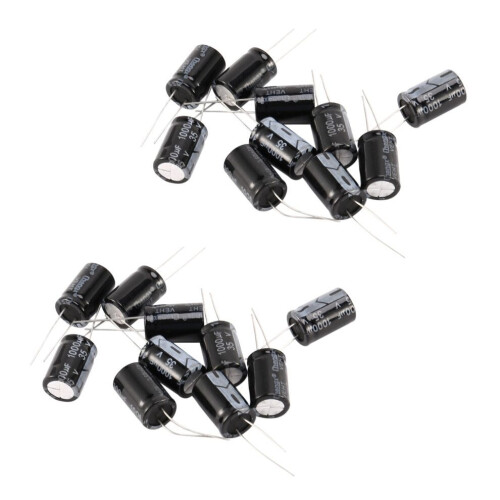 20 τεμάχια 1000UF 35V Ακτινικοί Ηλεκτρολυτικοί Πυκνωτές Αλουμιν
