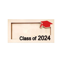 Personlig examenspengarpresenthållare 2024 röd