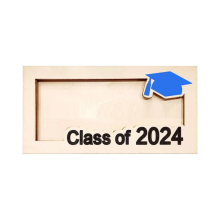 Personlig examenspengarhållare 2024 blå
