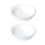 200 st pergamentpappersfodral, non-stick, engångsfodral, korg, operforerad, rund pergamentpapper (vit) 1