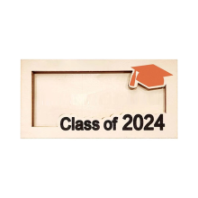 Personlig examenspengarhållare 2024 Mörkbrun