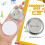 20 Pack DIY White Button Pins 2.25 Inch/58 mm Blank Craft Button 3