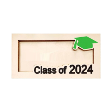 Personlig examenspengarhållare 2024 grön