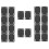 20X Rubber Skateboard Riser Pad 1/8 3mm 1