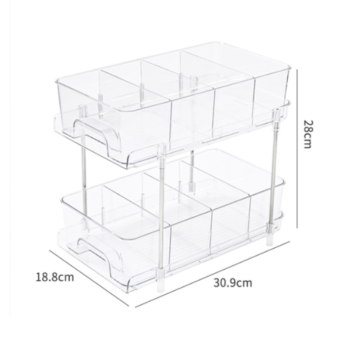2 Tier Bathroom Under Sinks Organizers and Storage 1