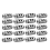 Lot de 20 serre-câbles réglables à double trou pour câbles de 2/3 mm 1