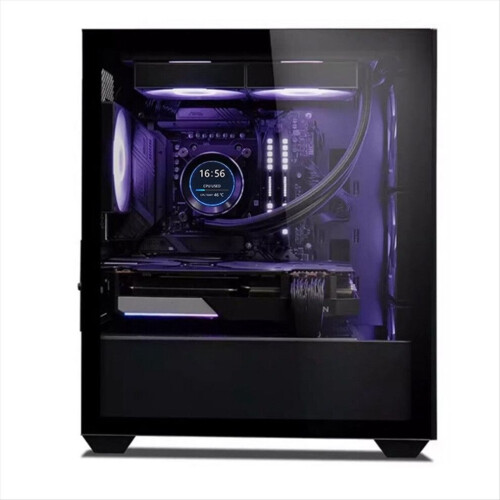 Στρογγυλή οθόνη LCD 2,1 ιντσών για ψύκτη CPU/GPU, οθόνη θερμοκρασ