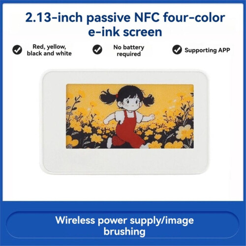Module d'écran E-Paper sans fil NFC de 2,13 pouces pour application mobile Android, 4 couleurs 2