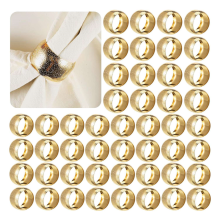24 anillos para servilletas de día para servilletas de tela, anillos para servilleteros de boda
