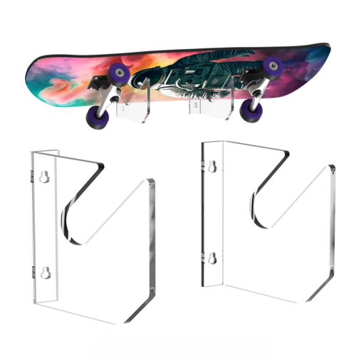 1 paire de supports muraux pour skateboards 1