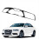 1 Set Car Console Dashboard Panel Decoration Modified Carbon Fiber for A4L 2009-2012 LHD Only 2