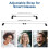 2Pcs Adjustable Eyeglass Strap for //Meta Gen 2 Accessories, Eyewear String Holder for Meta Smart Glasses 3