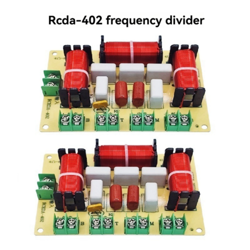 2pcs Crossover High Mid Low Frequency Speaker DIY Audio Splitter 2