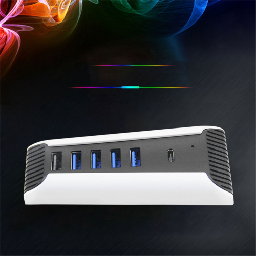 Hub USB multiporta da 1 a 5 per console USB 3.0, splitter a 5 porte 2