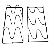 Lot de 2 étagères murales pour couvercles de casseroles, support de rangement pour couvercles de poêles