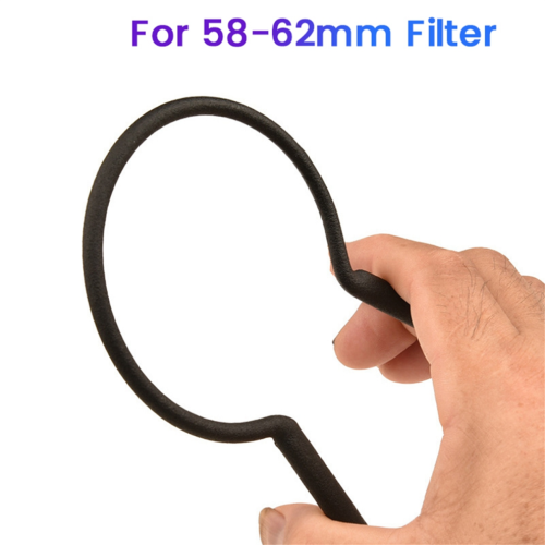 2PCS Filter Wrench Rubberized Steel Camera Lens Filter For 58-62mm 1