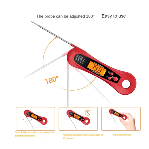 2 st köttermometer digital direktläst köttermometer