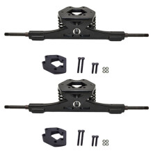 2x 17 inch elektrische skateboard trucks met aluminium pakking, motor, elektrische skateboard brug,