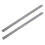 2X Double Side Scale Stainless Steel Straight Ruler Measuring Tool 50cm 1