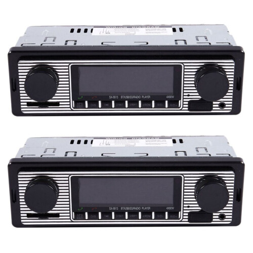 2X Bluetooth, vintage ραδιόφωνο αυτοκινήτου, MP3 player, στερεοφωνικό, USB, AU