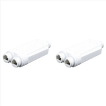 2X 2 Port POE Repeater IP66 10/100Mbps 1 to PoE Extender with IEEE802.3Af/At 48V Outdoor for Switch