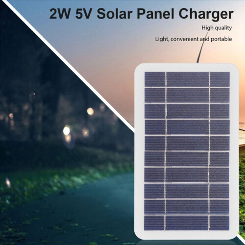 2X 5V Υψηλής Ισχύος Ηλιακό Πάνελ USB Εξωτερική Αδιάβροχη Πεζοπ 2