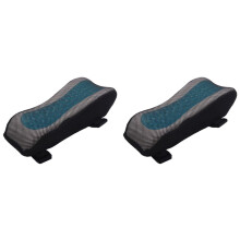 2x Armleuningkussens van traagschuim met verkoelende gel, armleuningverhoger voor bureau- en gamestoelen,