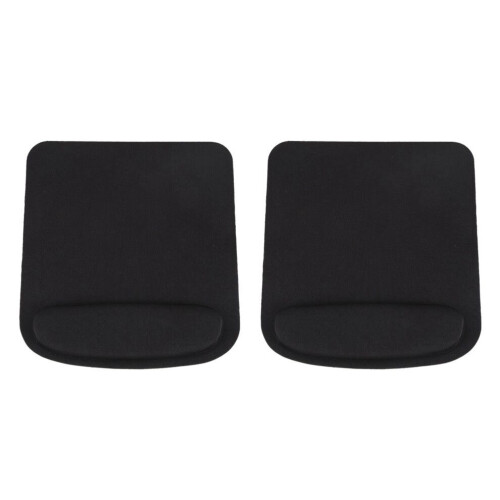 2X Ορθογώνιο ύφασμα στήριξης καρπού + Mouse Pad EVA, μαξιλάρι ποντικ