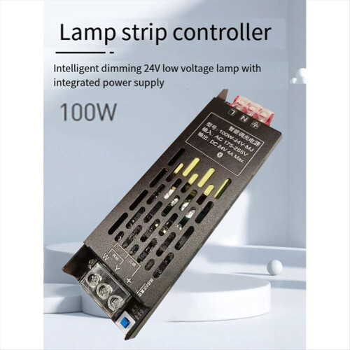 100W LED Strip Controller DC24V Intelligent Dimming Voice Control Lighting Transformer with Bluetooth 1