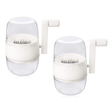 Hachoir à noix manuel 2X, broyeur pour noix et noix de Grenoble, hachoir multifonction de cuisine pour