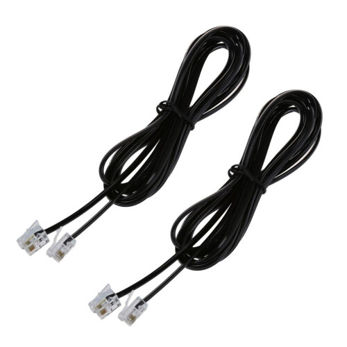 2x RJ11 6P4C telefonkabel ADSL-modem 2 meter