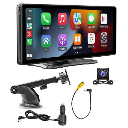 10.26Inch Wireless Carplay&Android Auto Stereo with AHD Backup Camera 2