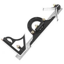 3 in 1 300mm Adjustable Measuring Ruler Angle Finder Protractor Tools