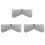 3 Pack Downspout Flip-Up Hinge Rain Gutters Downspout Extension Hinge 1