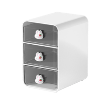 3 Tiers Organizer Holder Cosmetic Storage Box, with Drawers