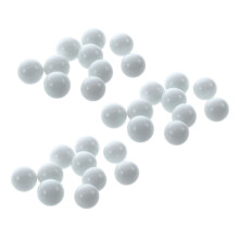 30 st. kulor 16 mm glaskulor i strumpbyxor, glaskulor, dekoration, färgade nuggets, leksak, vita