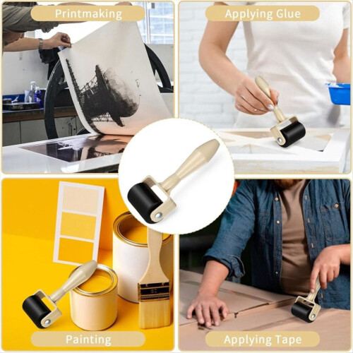 30 Pcs Rubber Brayer Rollers Rubber Brayer Rollers 2